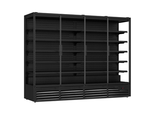 Saltas MDS2500 - Glass Door Multideck Fridge, 4 Doors, 1529L, 2560mm