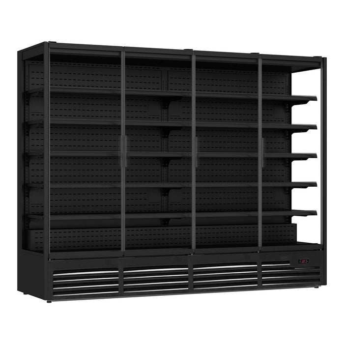 Saltas MDS2500 - Glass Door Multideck Fridge, 4 Doors, 1529L, 2560mm