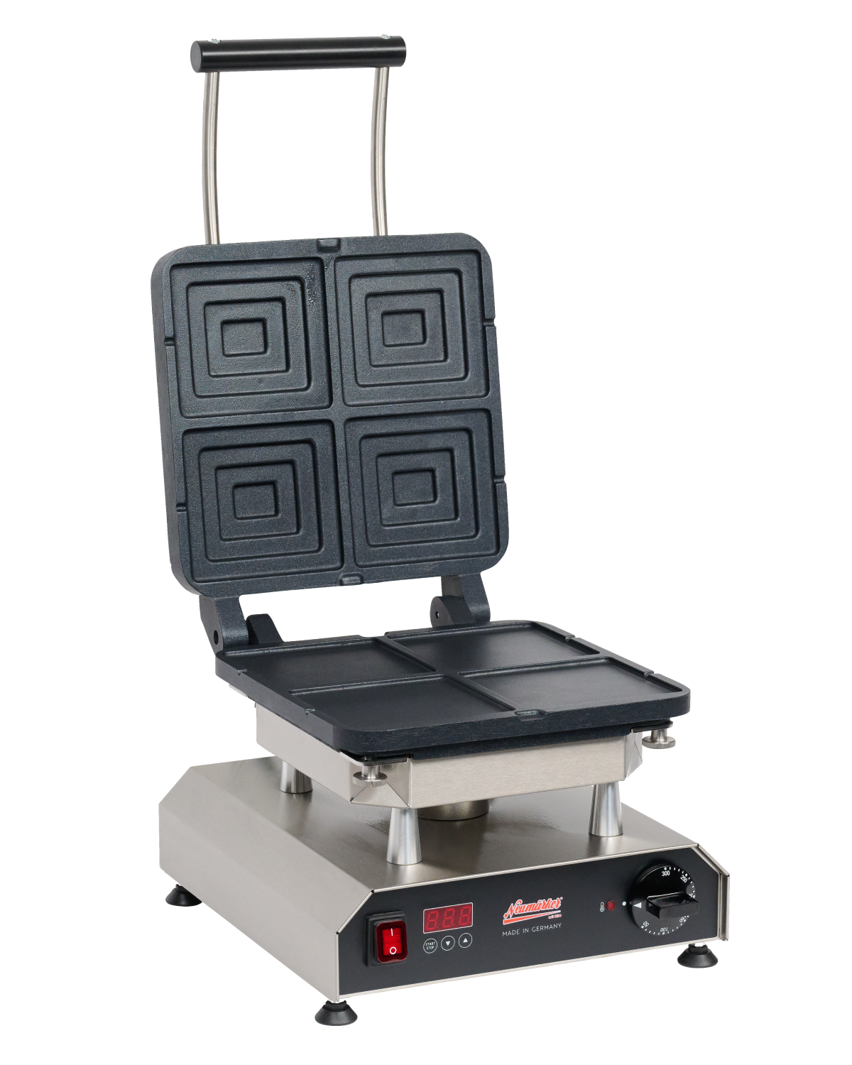 Neumärker NEE-48-40744 - Square Jaffle Iron, 4 Jaffles, 2.2kW, 10A