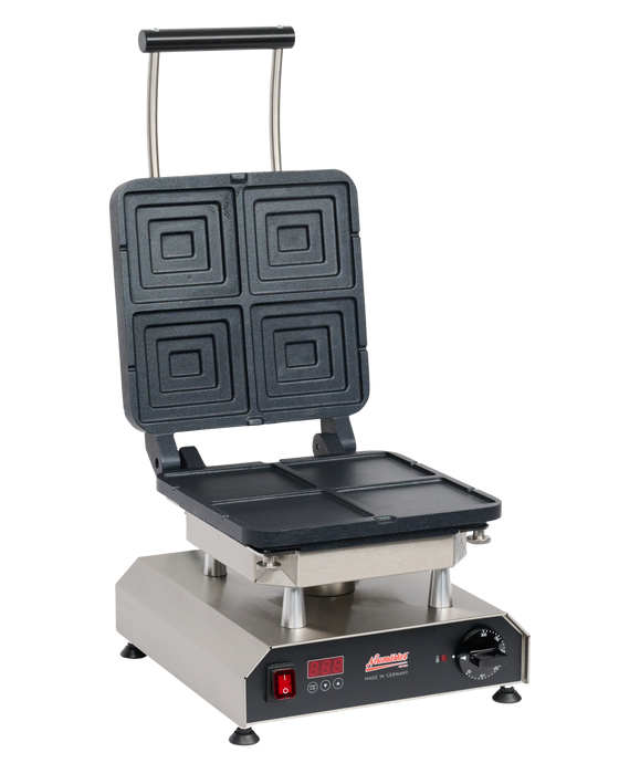 Neumärker NEE-48-40744 - Square Jaffle Iron, 4 Jaffles, 2.2kW, 10A