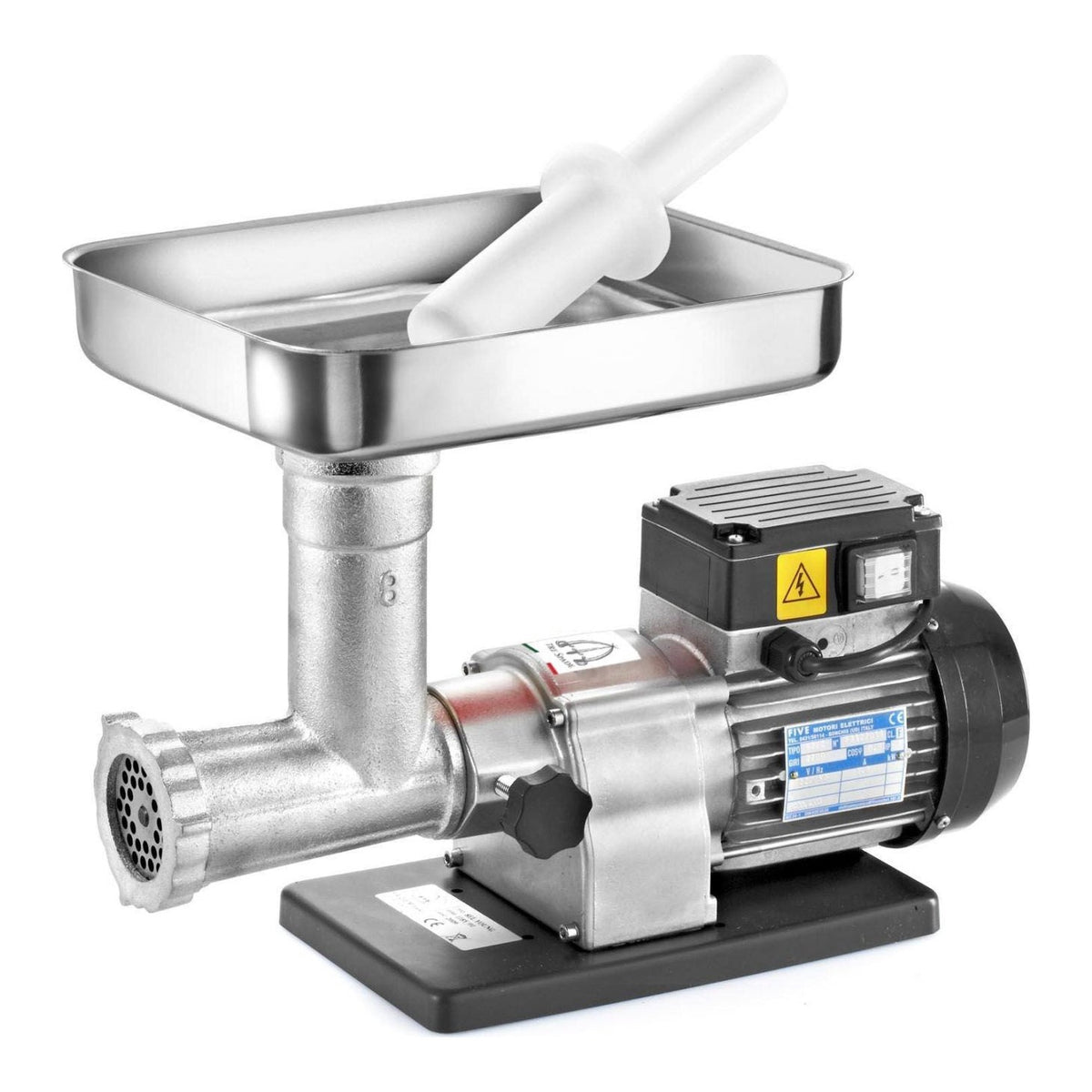Tre Spade MNS0008 - Electric Meat Mincer, Size 8, 30kg/hr