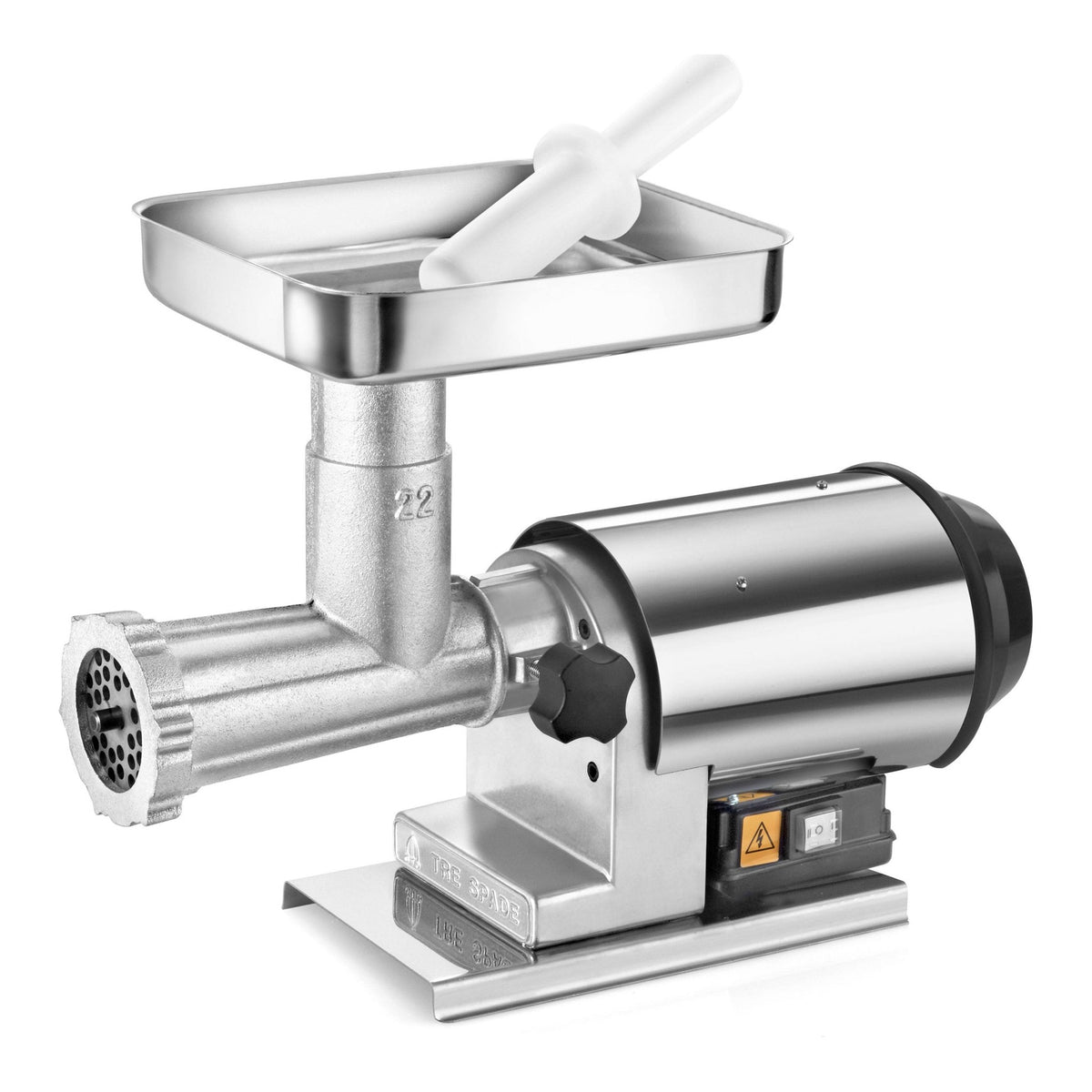 Tre Spade MNS0022 - Electric Meat Mincer, Size 22, 160kg/hr
