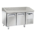 Saltas MPB0020 - Pizza Prep Fridge, Granite Top, 2 Doors, 1500mm