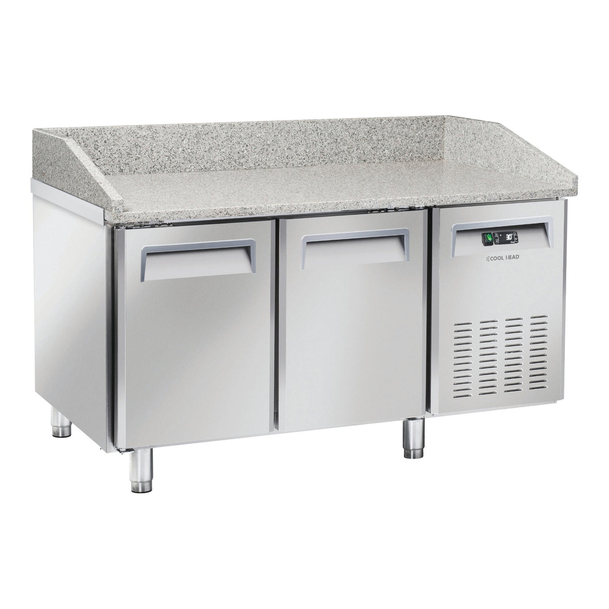 Saltas MPB0020 - Pizza Prep Fridge, Granite Top, 2 Doors, 1500mm