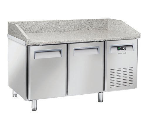 Saltas MPB0020 - Pizza Prep Fridge, Granite Top, 2 Doors, 1500mm