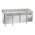 Saltas MPB0030 - Pizza Prep Fridge, Granite Top, 3 Doors, 2025mm