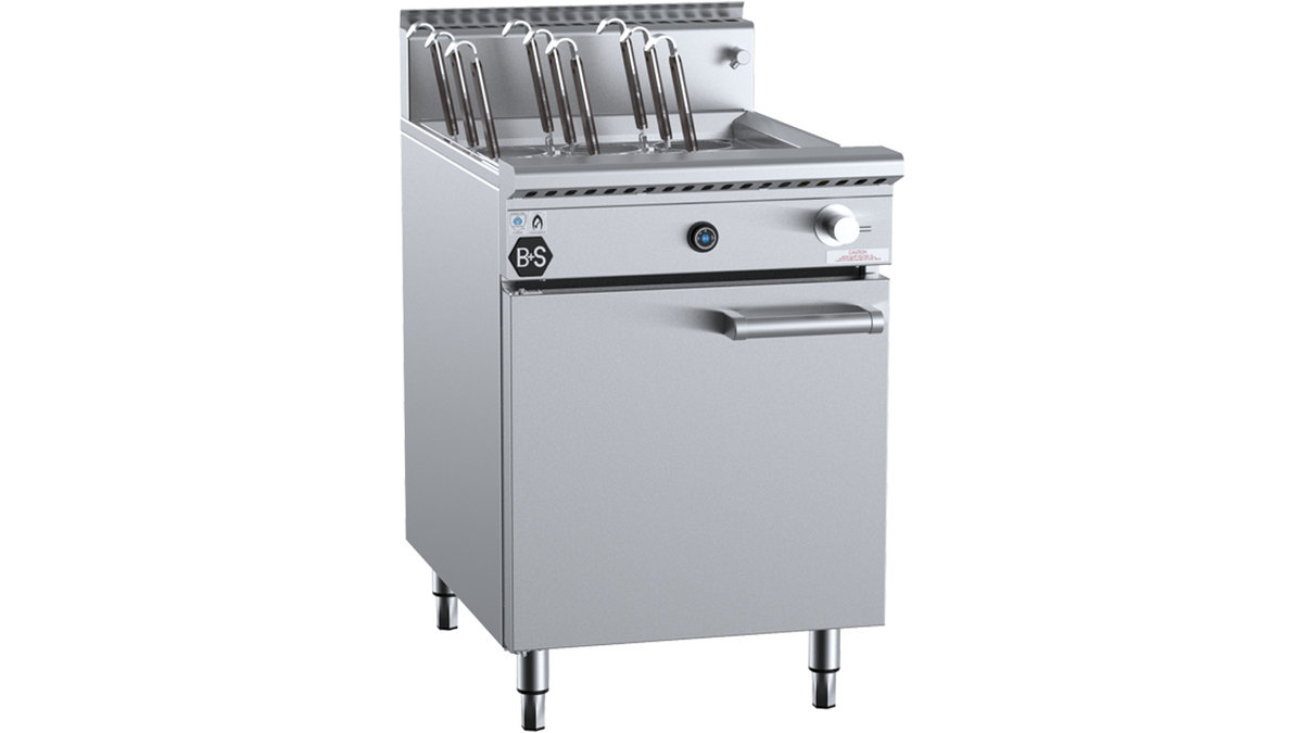 B+S Black NC-9 - 600mm Gas Noodle Cooker 9 Basket