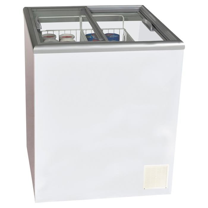 ICS Pacific Nova 2 - Chest Freezer, Glass or Solid Lids, 205L