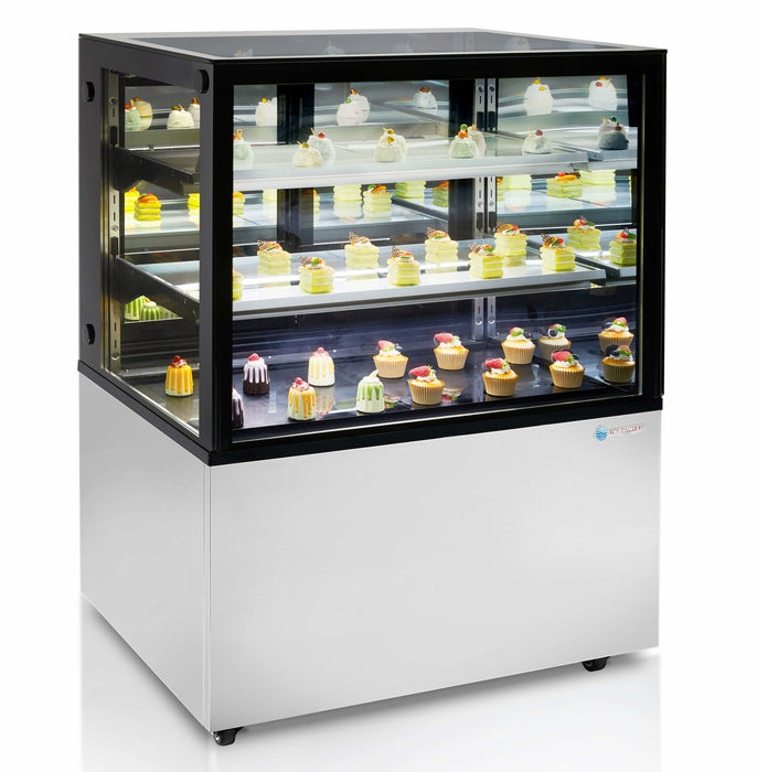 ICS Pacific Novara Echo 90R - Mirrored Cake Display Fridge 900mm 300L