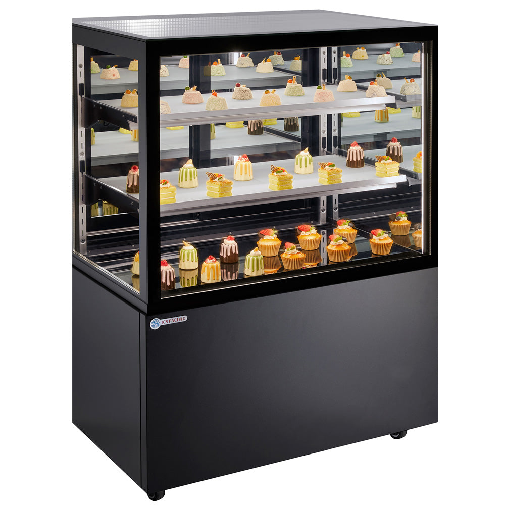 ICS Pacific Novara Echo 90R - Mirrored Cake Display Fridge 900mm 300L