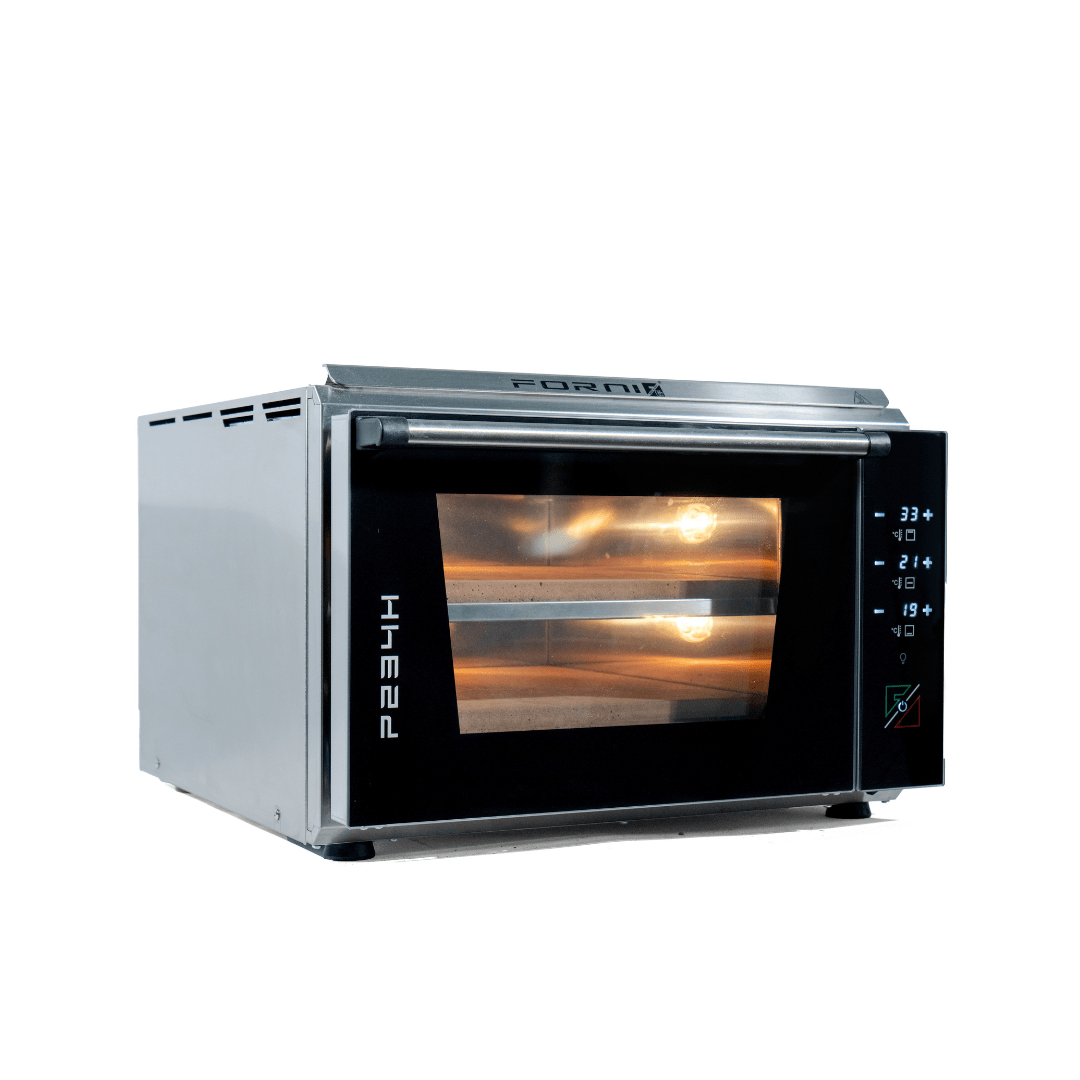 Effeuno EFE-P234H 509-PRO - Easy Pizza Pro Electric Pizza Oven, 2 Levels, Digital, 500°C, 15A