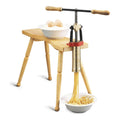 Bottene PMB0001 - Manual Pasta Extruder with 4 Dies and Wooden Bench