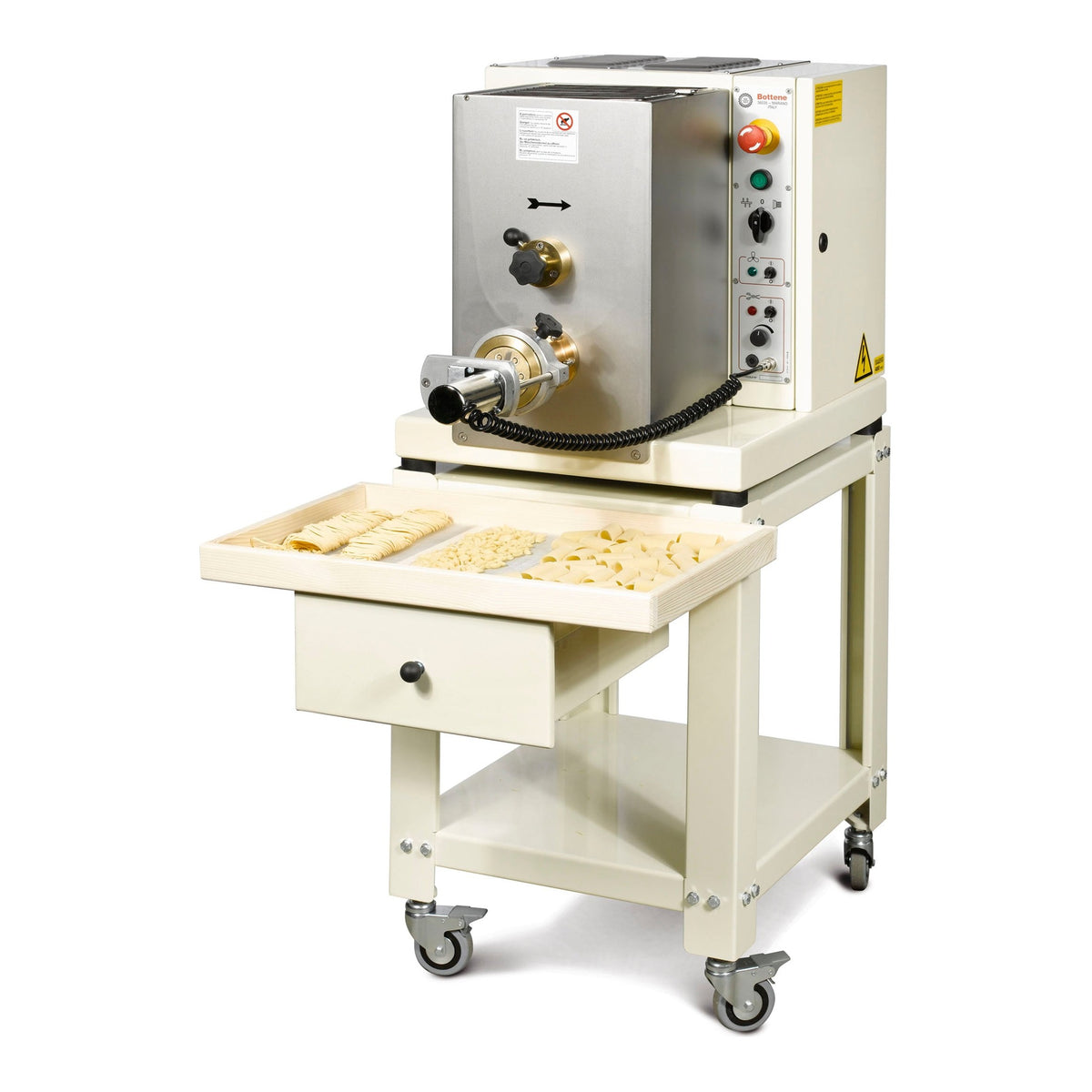 Bottene PMB0080 - PM80 Pasta Extruder with Stand, 5kg Batch, 15 to 17kg/hr