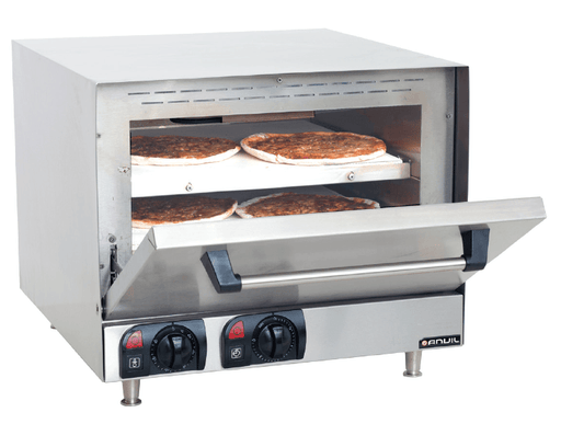 Anvil POA1001 - Twin Deck Electric Pizza Oven, Ceramic Stone Bases