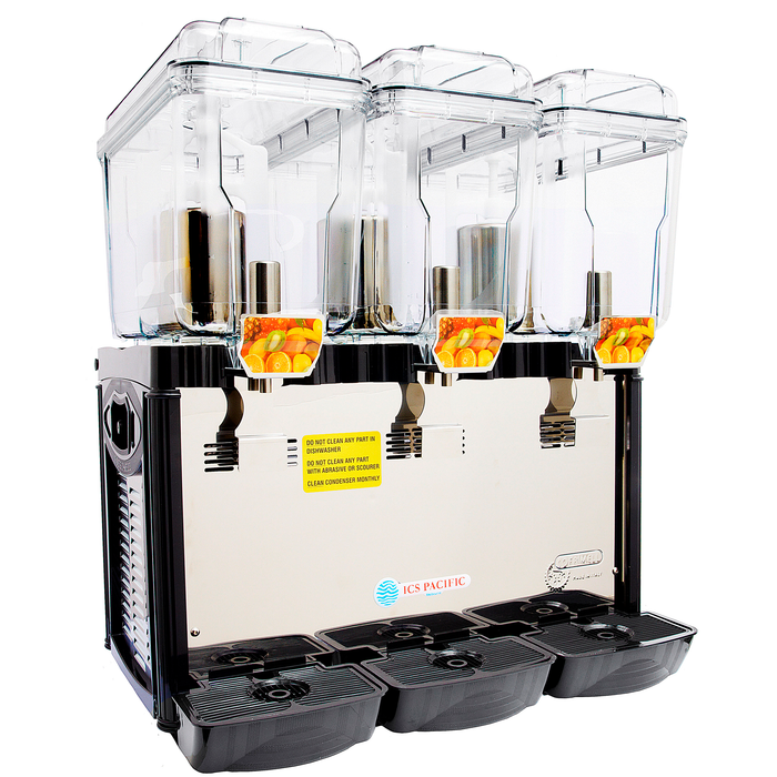 ICS Pacific PaddleCof 354 - Refrigerated Drink Dispenser, 3 x 18L
