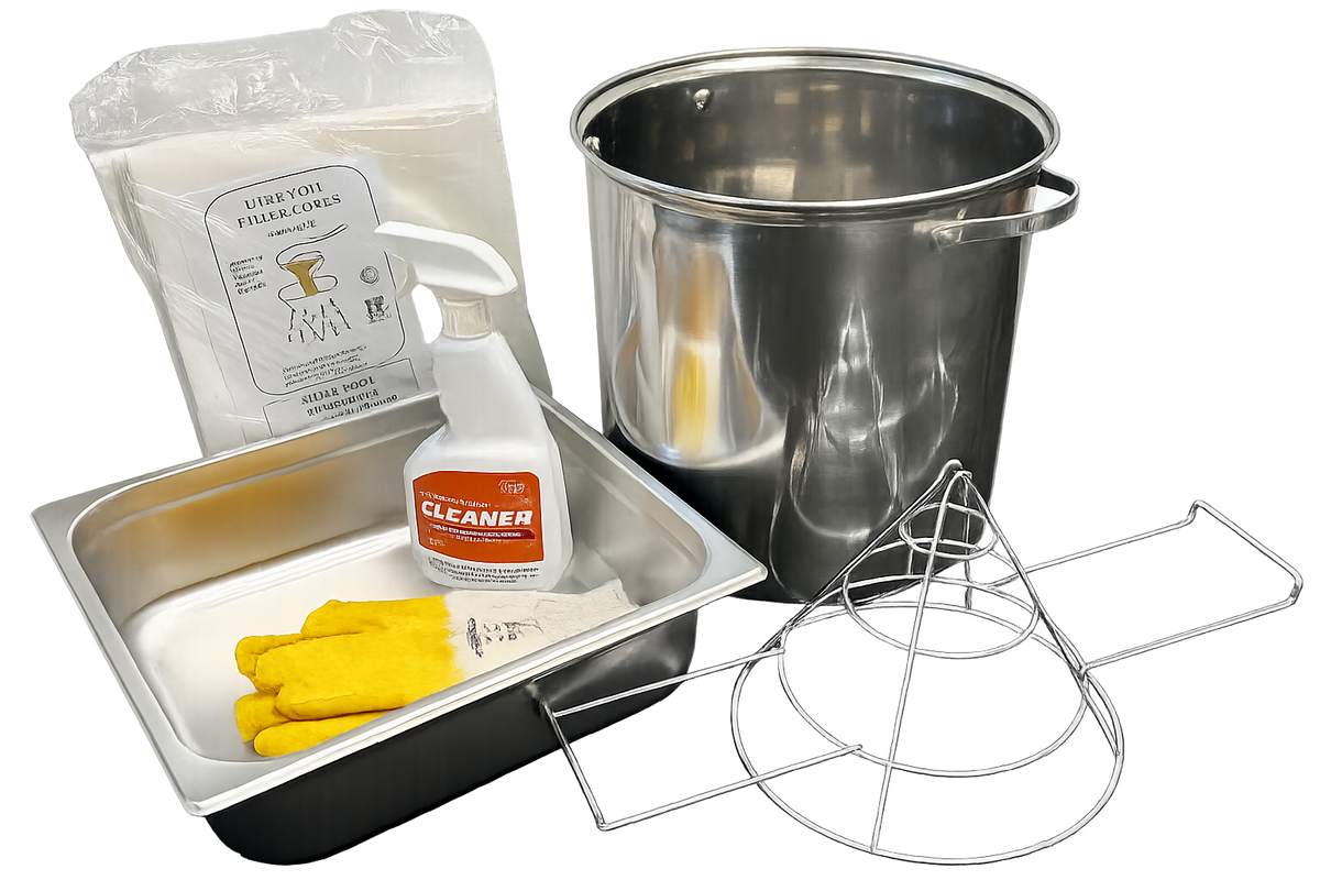Perfect Fry Accessory Kit - Oil Filter, Oil Container, Filter Papers and Chip Catch Tray
