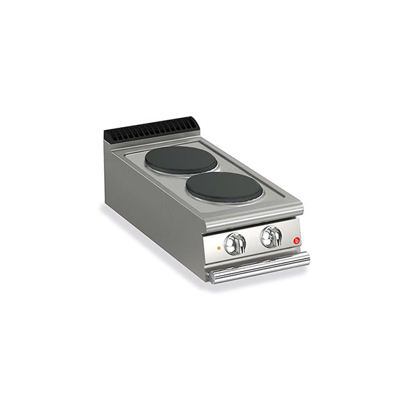 Baron Q70PC/E400 - Queen 7 2 Plate Electric Cooktop 400mm