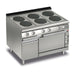 Baron Q70PCF/E120 - Queen 7 6 Plate Electric Range with Oven 1200mm