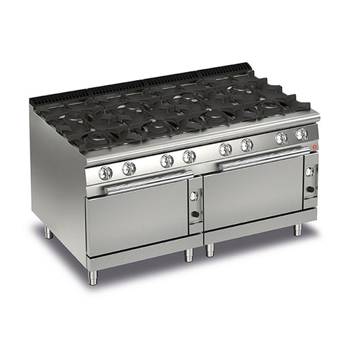Baron Q70PCF/G1605 - Queen 7 8 Burner Gas Range with Two Gas Ovens 1600mm