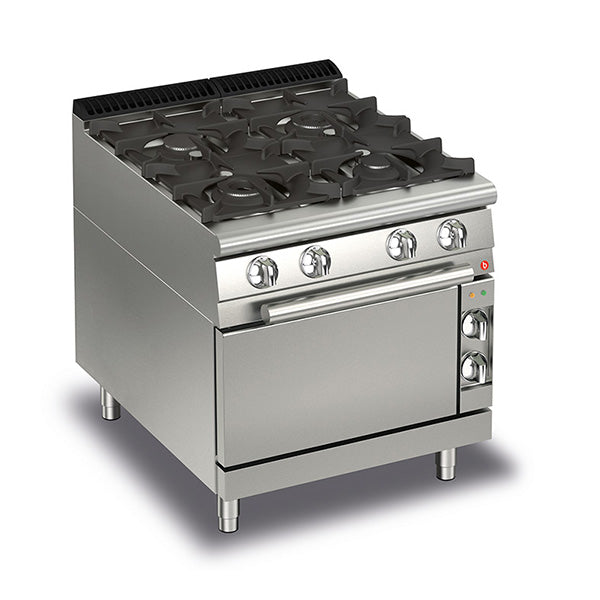 Baron Q70PCF/G8005 - Queen 7 4 Burner Gas Range with Gas Oven 800mm