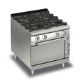 Baron Q70PCF/GE8025 - Queen 7 4 Burner Gas Range with Fan Forced Electric Oven 800mm