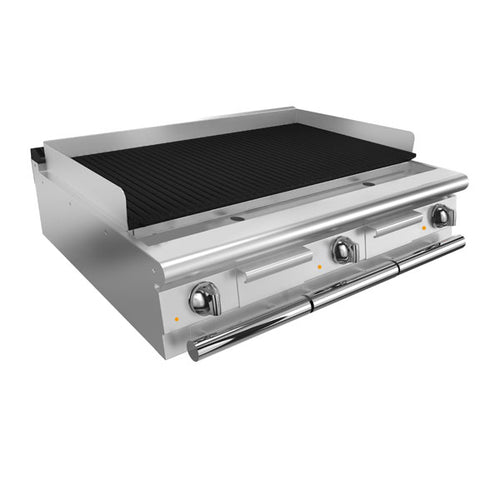 Baron Q70SG/E123P - Queen 7 Electric Chargrill 1200mm