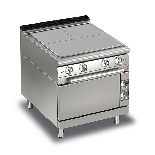 Baron Q70TPF/EE800 - Queen 7 Electric Target Top Range with Oven 800mm