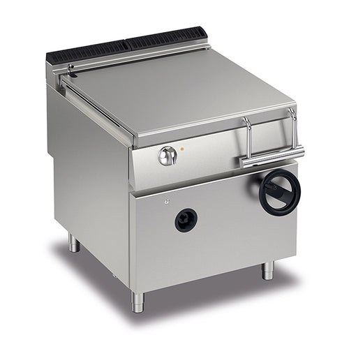 Baron Q90BR/G80 - Queen 9 Gas Bratt Pan 80L Manual Tilt