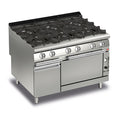 Baron Q90PCF/G1205 - Queen 9 6 Burner Gas Range with Gas Oven 1200mm