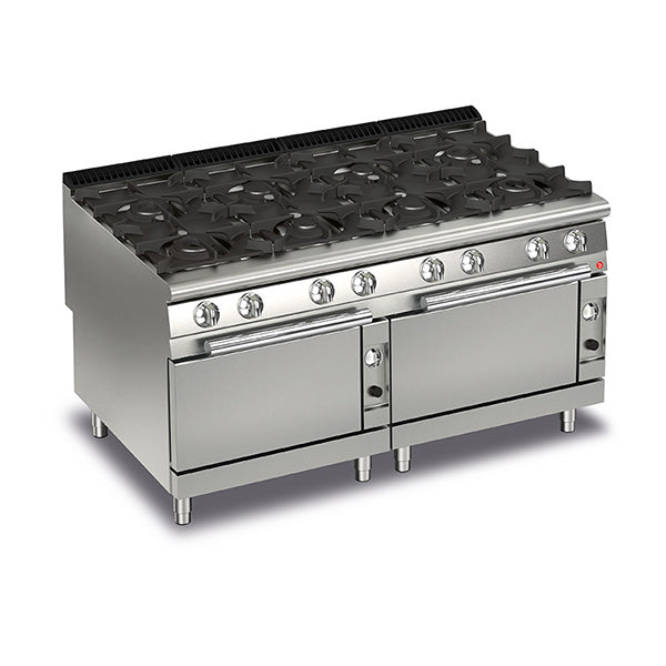 Baron Q90PCF/G1605 - Queen 9 8 Burner Gas Range with Two Gas Ovens 1600mm