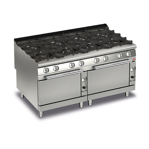Baron Q90PCF/G1605 - Queen 9 8 Burner Gas Range with Two Gas Ovens 1600mm