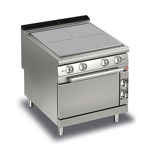 Baron Q90TPF/EE800 - Queen 9 Electric Target Top Range with Oven 800mm