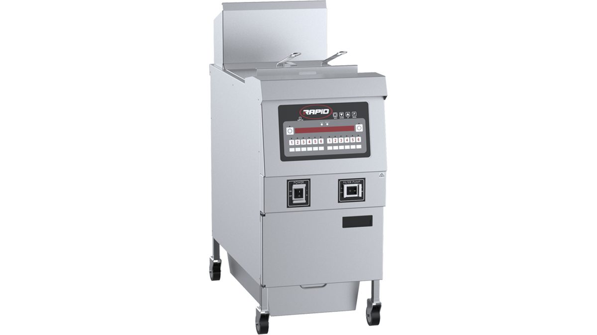 B+S Rapid RF-1E - 450mm 40L Electric Fryer 2 Basket 13.5kW