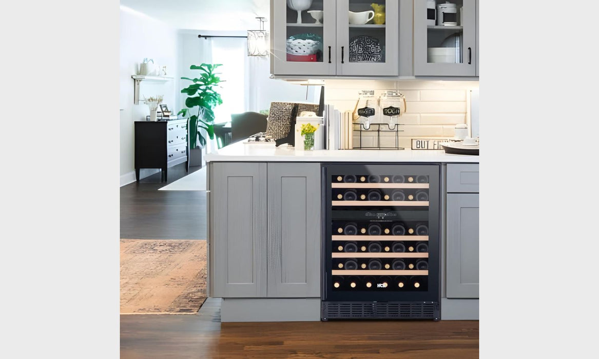 Atosa SC-145 WD wine fridge installed under bench