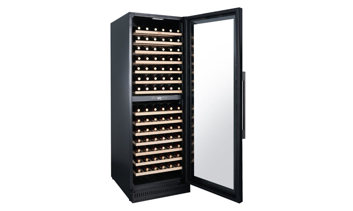 Atosa SC-430 WD dual zone wine fridge with door open