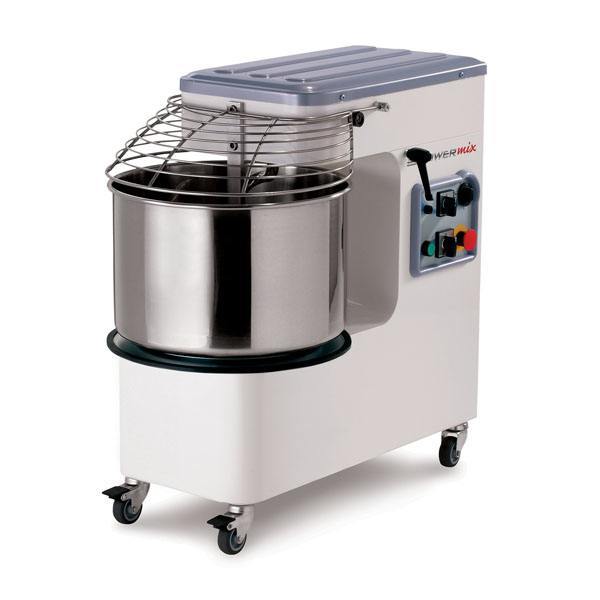 Mecnosud SMM0018 - Tilting Head Spiral Mixer, 15kg Dough, 20L Removable Bowl