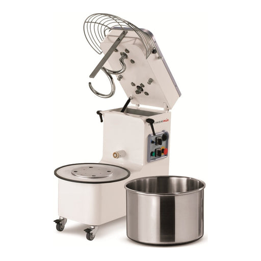Mecnosud SMM0044 - Tilting Head Spiral Mixer, 38kg Dough, 50L Removable Bowl