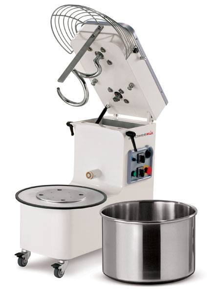 Mecnosud SMM1044 - Tilting Head Spiral Mixer, 38kg Dough, 50L Bowl, 2 Speed