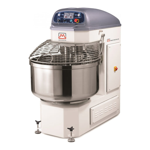Mecnosud SMM1060 - Bakery Spiral Mixer, 60kg Dough, 100L Bowl, 2 Speed