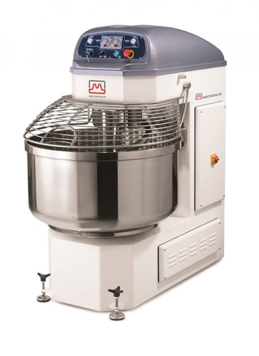 Mecnosud SMM1080 - Bakery Spiral Mixer, 80kg Dough, 130L Bowl, 2 Speed