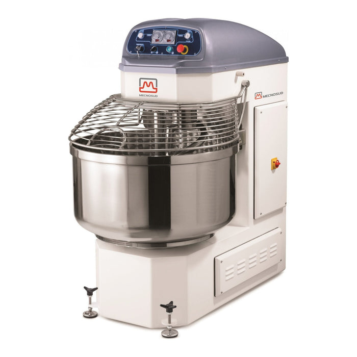 Mecnosud SMM1080 - Bakery Spiral Mixer, 80kg Dough, 130L Bowl, 2 Speed