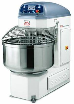 Mecnosud SMM1130 - Bakery Spiral Mixer, 130kg Dough, 200L Bowl, 2 Speed