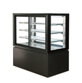Anvil NDSV4730SS - Square Glass Cake Display Fridge 4 Tier 900mm, Self-Service