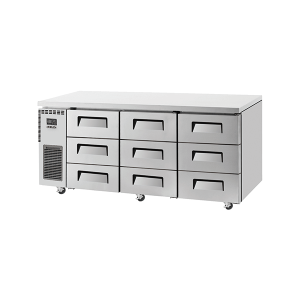 Skipio SUR18-3D-9 - Undercounter Drawer Fridge - 1800mm