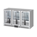 Turbo Air TB13-8H-SWBBB-N / TB13-8H-SWSSS-N - 3 Glass Door Back Bar Fridge 1352mm 246L (Stainless steel trim)
