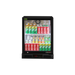 Turbo Air TB6-8H-SWBBB-N / TB6-8H-SWSSS-N - 1 Glass Door Back Bar Fridge 600mm 100L (Black trim)