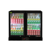 Turbo Air TB9-8H-SWBBB-N / TB9-8H-SWSSS-N - 2 Glass Door Back Bar Fridge 900mm 157L (Black trim)