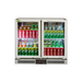 Turbo Air TB9-8H-SWBBB-N / TB9-8H-SWSSS-N - 2 Glass Door Back Bar Fridge 900mm 157L (Stainless steel trim)