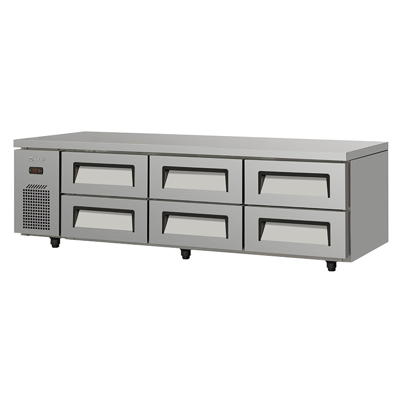 Turbo Air TCB18-6-N - 6 Drawer Chef Base Fridge 1800mm 124L