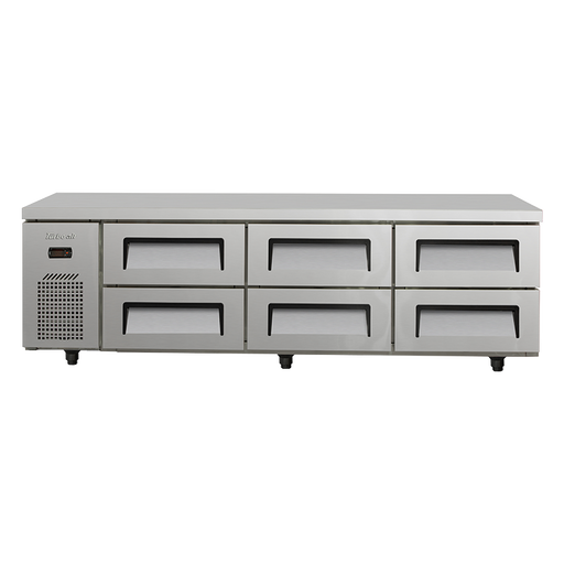 Turbo Air TCB18-6-N - 6 Drawer Chef Base Fridge 1800mm 124L